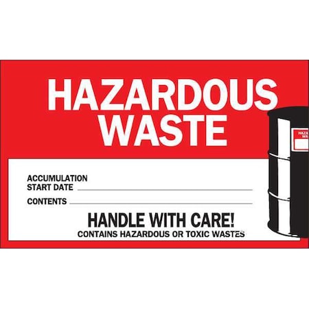 DOT Handling Label, Vinyl, 6