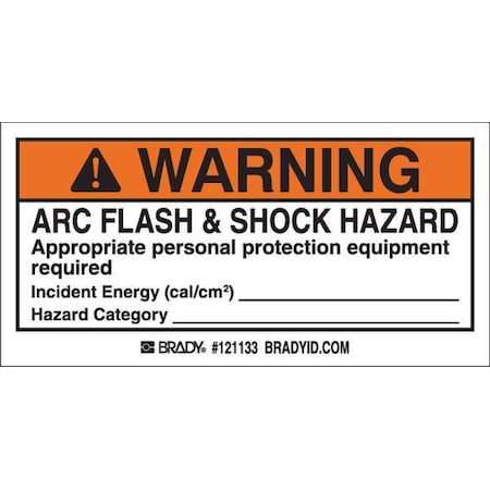 Permanent AdhesiveLbl, 2inx4in, Vinyl, PK10 MPN:121133