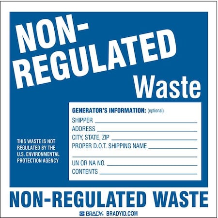 DOT Handling Label, Vinyl, 6