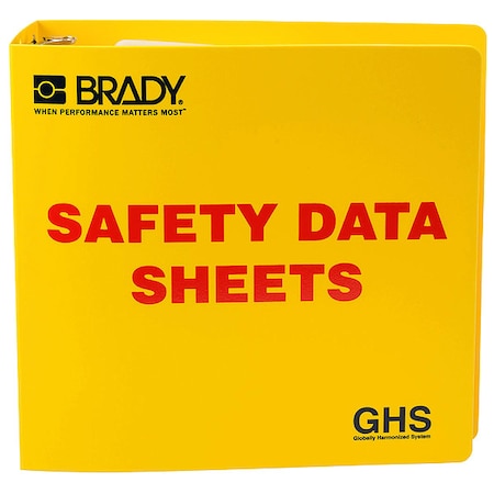 Binder, Safety Data Sheets, 11 3/4 in W, 11 5/8 in H MPN:121184