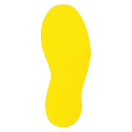 Floor Marking Tape, vinyl, Solid, Yellow, 2 in W., 4 mil Thickness MPN:121406