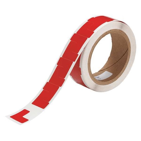 Floor Marking Tape, vinyl, Solid, Red, 1 in W., 4 mil Thickness, 750 PK MPN:121413