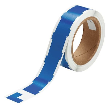 Floor Marking Tape, vinyl, Solid, Blue, 1 in W., 4 mil Thickness, 750 PK MPN:121414