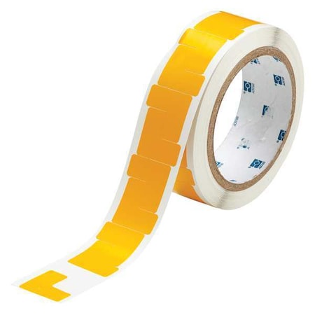 Floor Marking Tape, vinyl, Solid, Yellow, 1 in W., 750 PK MPN:121415