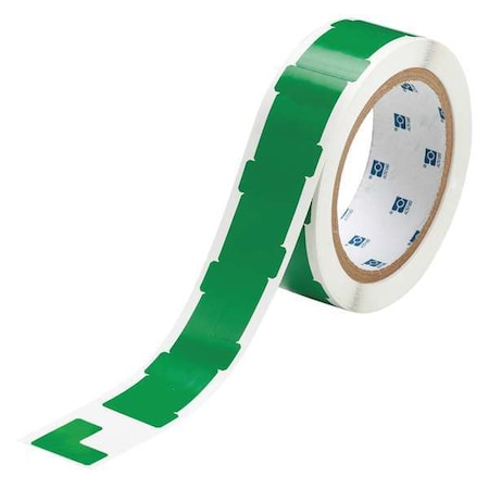 Floor Marking Tape, vinyl, No Legend, Green, 1 in W., 4 mil Thickness, 750 PK MPN:121416