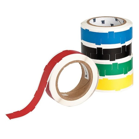 Floor Marking Tape, vinyl, No Legend, Red, 1 in W., 4 mil Thickness, 545 PK MPN:121418