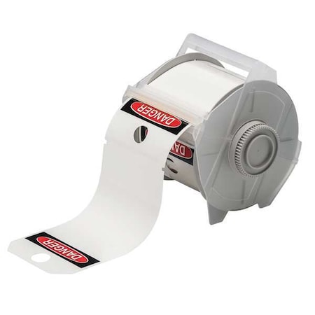 Thermal Transfer Label, Red/Black/White, Labels/Roll: 100 MPN:121544