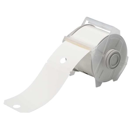 Thermal Transfer Label, White, Labels/Roll: 100 MPN:121546