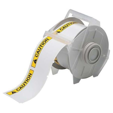 Thermal Transfer Label, Black/Yellow, Labels/Roll: 270 MPN:121551