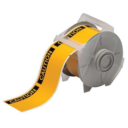 Thermal Transfer Label, Black/Yellow, Labels/Roll: 270 MPN:121552