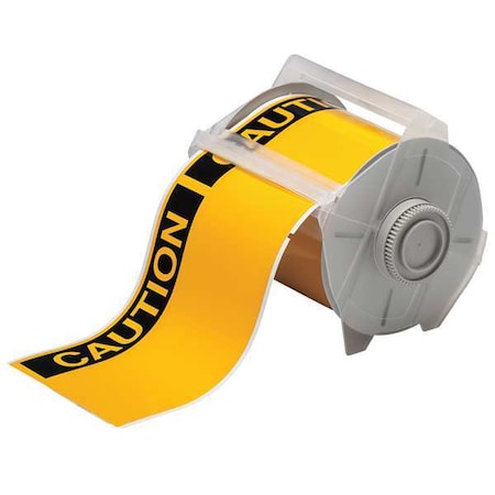 Thermal Transfer Label, Black/Yellow, Labels/Roll: 165 MPN:121560