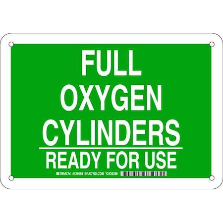Chemical Sign, 7 in H, 10 in W, Plastic, Rectangle, English, 125698 MPN:125698