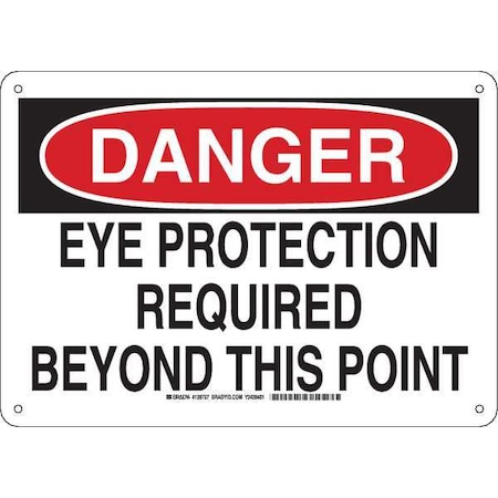 DANGER SIGN 10X14, 128727 MPN:128727