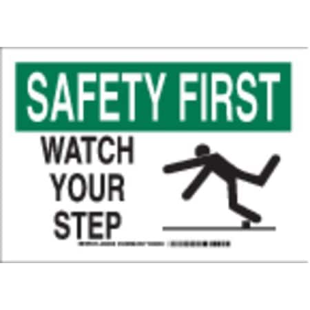 Personal Protection Sign, 7 in Height, 10 in Width, Polyester, Rectangle, English MPN:129128