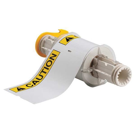 Label, White/Yellow/Black, Labels/Roll: 95 MPN:130749