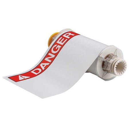 Label, Red/White, Labels/Roll: 60 MPN:130753