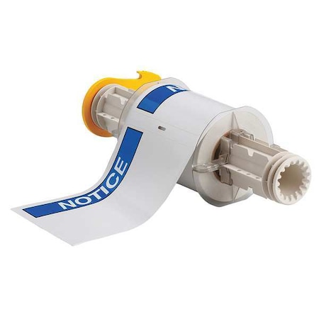 Label, White/Blue, Labels/Roll: 95 MPN:130755