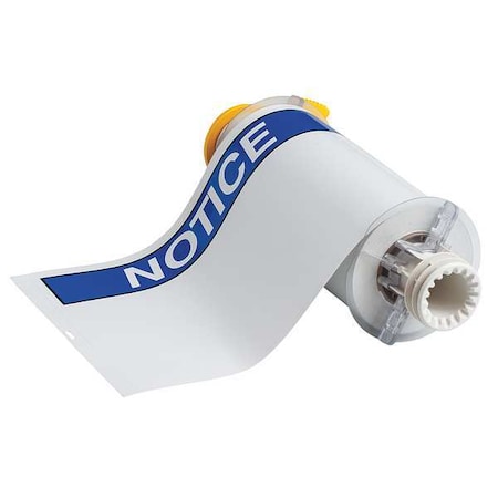 Label, White/Blue, Labels/Roll: 60 MPN:130756