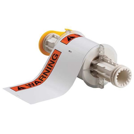 Label, Orange/Black/White, Labels/Roll: 95 MPN:130758