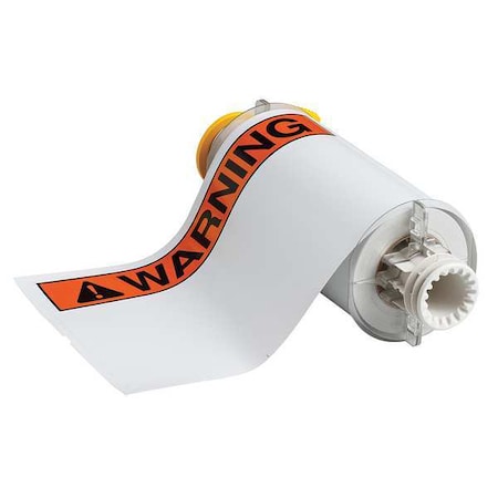 Label, Orange/Black/White, Labels/Roll: 60 MPN:130759