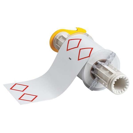Label, Red/Yellow/Blue/White, Labels/Roll: 90 MPN:130767