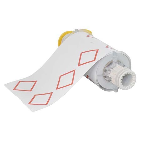Label, Red/Yellow/Blue/White, Labels/Roll: 70 MPN:130776