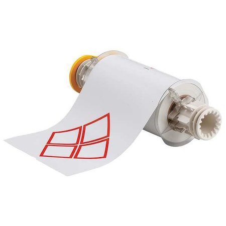 Label, Red/White, Labels/Roll: 70 MPN:130777