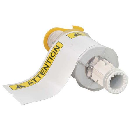 Label, White/Yellow/Black, Labels/Roll: 95 MPN:130782