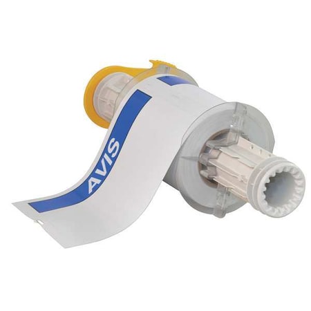 Label, White/Blue, Labels/Roll: 95 MPN:130797