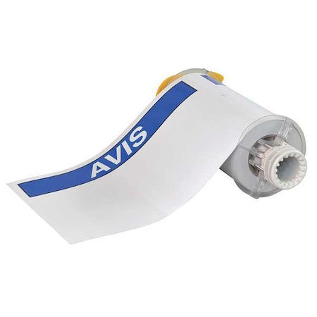 Label, White/Blue, Labels/Roll: 60 MPN:130800