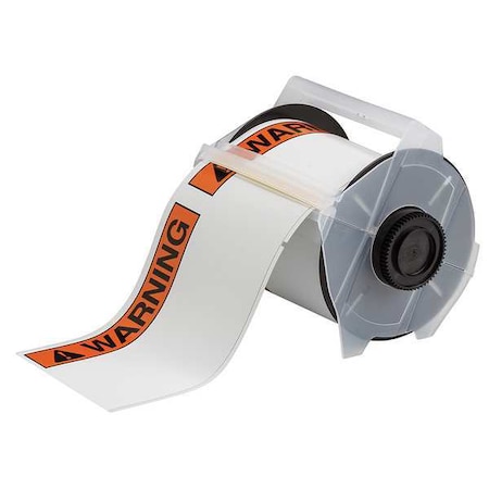 Label, Black/Orange, Labels/Roll: 100 MPN:133139