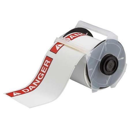 Label, White/Red, Labels/Roll: 100 MPN:133140