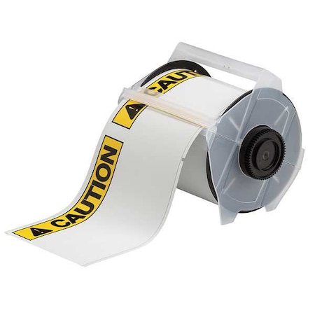 Label, Black/Yellow, Labels/Roll: 100 MPN:133141