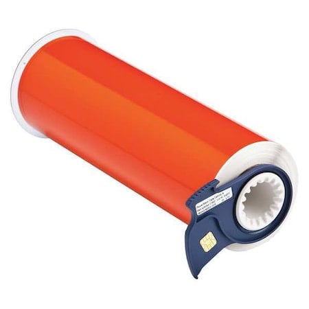 Label Tape Cartridge, Reflective Orange, Labels/Roll: Continuous MPN:13402