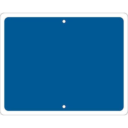 Railroad Sign, 12 in H, 15 in W, Horizontal Rectangle, No Text, 134193 MPN:134193