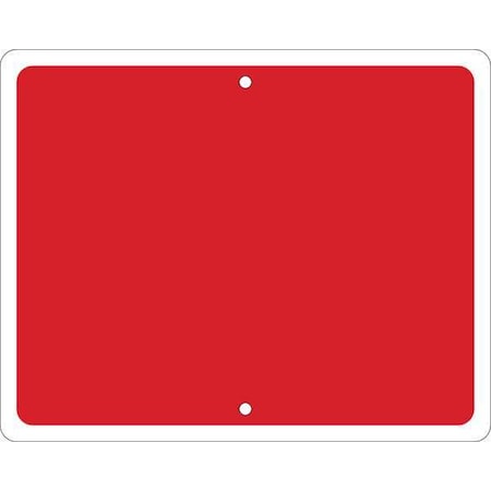 Railroad Sign, 12 in H, 15 in W, Horizontal Rectangle, No Text, 134194 MPN:134194