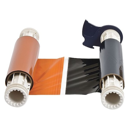 Ribbon Cartridge, Black/Orange, 200 ft. L MPN:13529