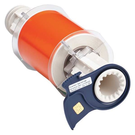 Label Tape Cartridge, Orange, Labels/Roll: Continuous MPN:13543