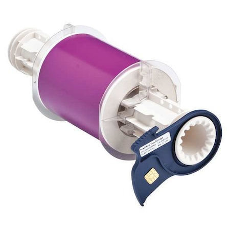 Label Tape Cartridge, Purple, Labels/Roll: Continuous MPN:13548