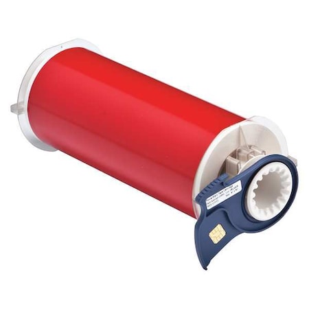 Label Tape Cartridge, Red, Labels/Roll: Continuous MPN:13553