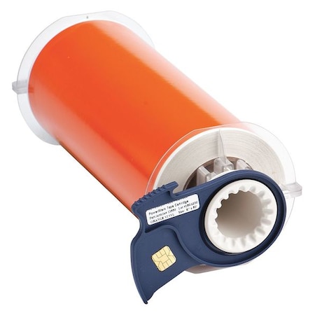 Label Tape Cartridge, Orange, Labels/Roll: Continuous MPN:13556