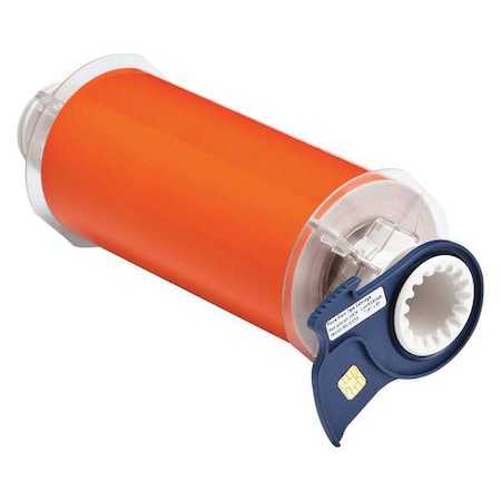 Label Tape Cartridge, Orange, Labels/Roll: Continuous MPN:13575