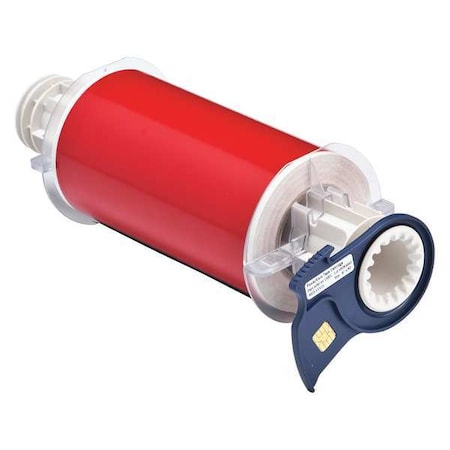 Label Tape Cartridge, Red, Labels/Roll: Continuous MPN:13601