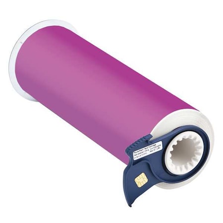 Label Tape Cartridge, Purple, Labels/Roll: Continuous MPN:13618