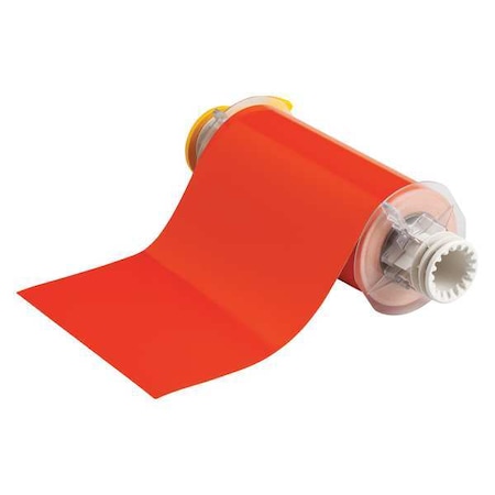 Label Tape Cartridge, Orange, Labels/Roll: Continuous MPN:13653