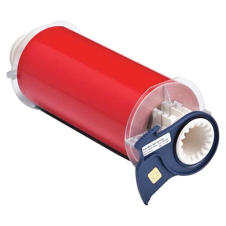 Label Tape Cartridge, Red, Labels/Roll: Continuous MPN:13654