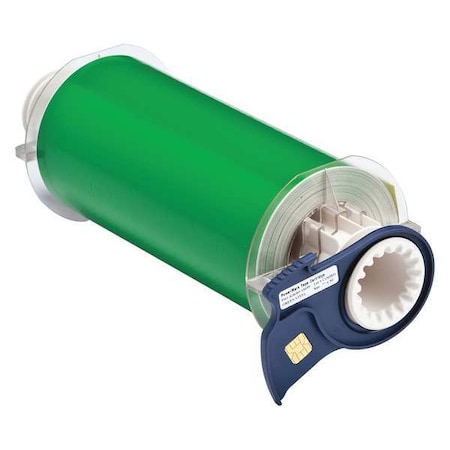 Label Tape Cartridge, Green, Labels/Roll: Continuous MPN:13655