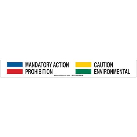 Slider Insert, B-401 Plastic, 3 in. H, Text MPN:140762