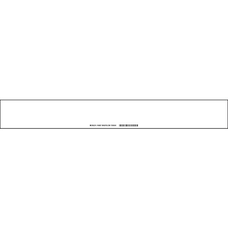 Sign Slider Insert, 3x23 7/8in, White, Poly MPN:140807