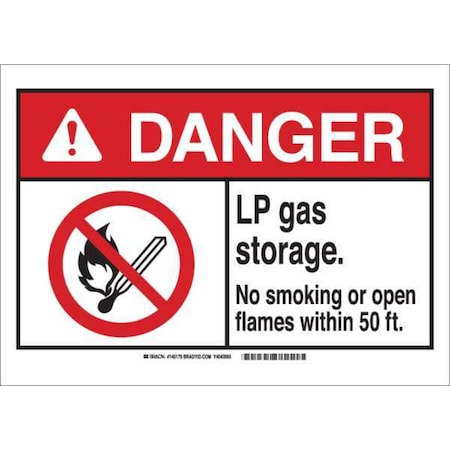 Danger No Smoking Sign, 10